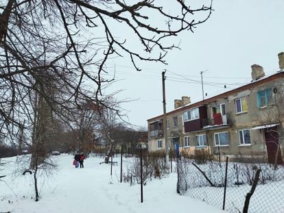 Hoptivka, muy cerca de la frontera ucrania con Rusia.