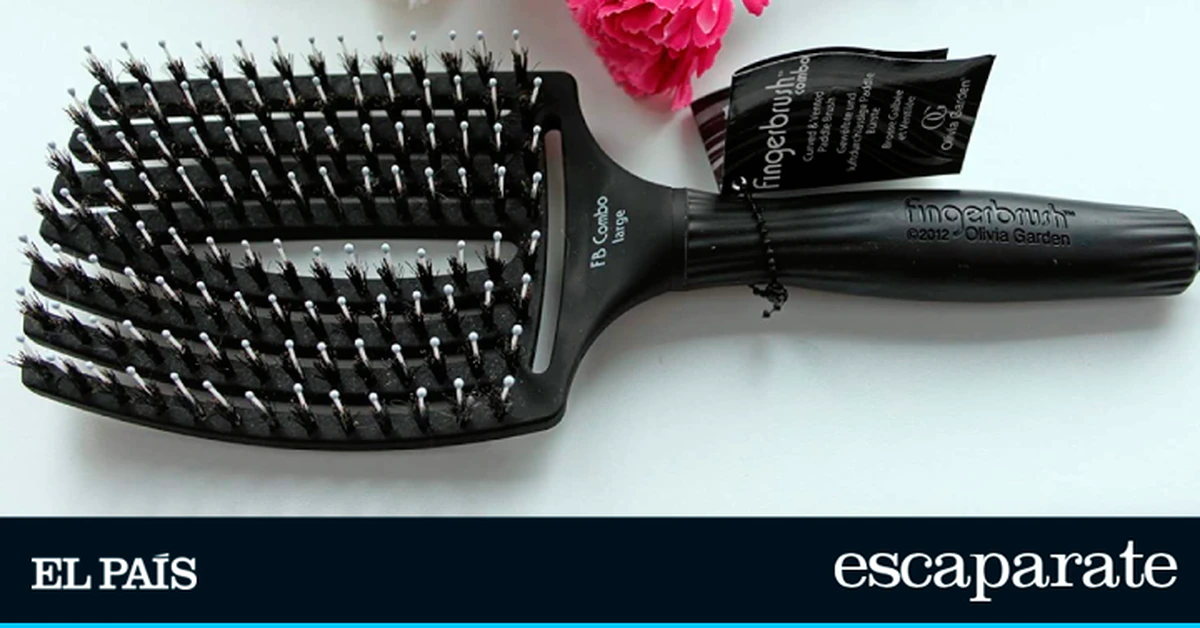 Así es ‘FingerBrush’, el cepillo para el pelo más vendido en Amazon: cerdas de jabalí y efecto secado rápido