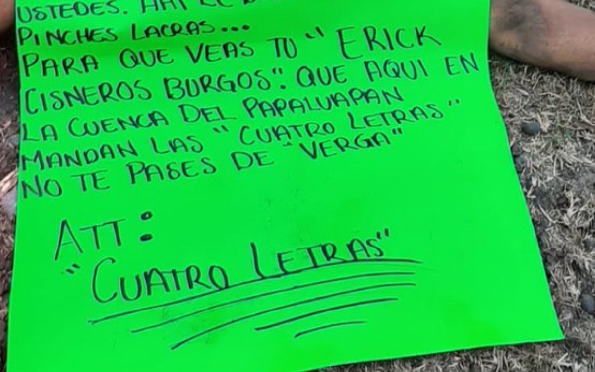 Abandonan 9 cuerpos en Veracruz y dejan mensaje al secretario de Gobierno