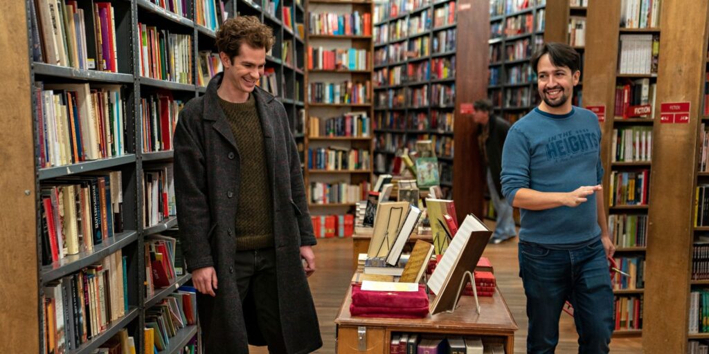 Andrew Garfield no pudo ocultar el papel de No Way Home de Lin-Manuel Miranda