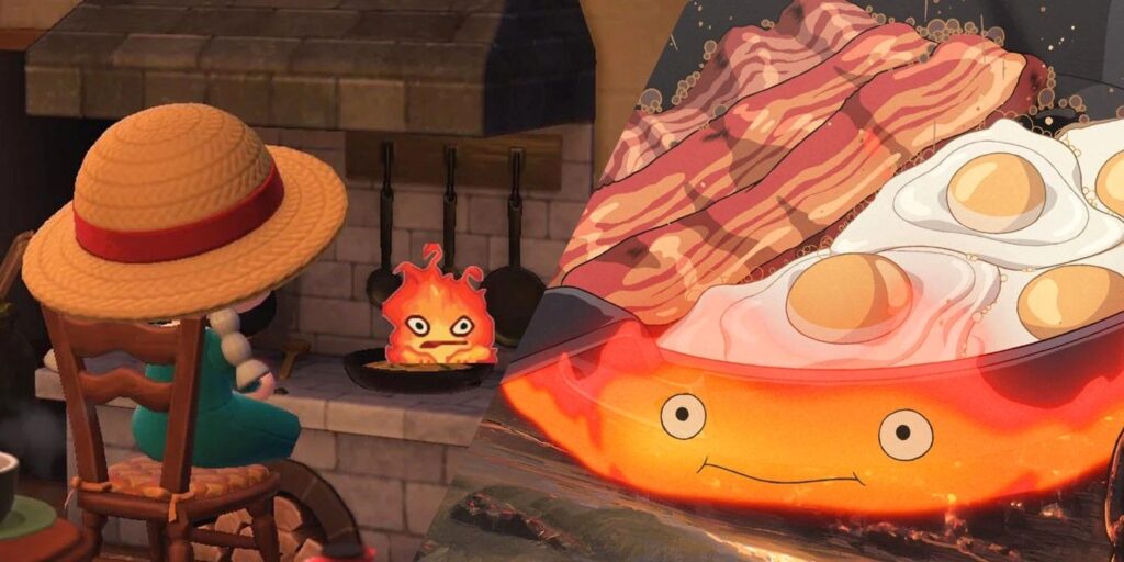 Animal Crossing Fan's Kitchen Stars Howl's Moving Castle's Calcifer