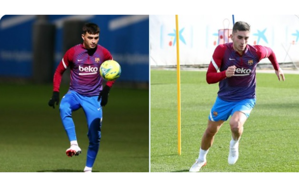 Asisten Ferran Torres y Pedri González al Camp Nou con Covid-19 | Video