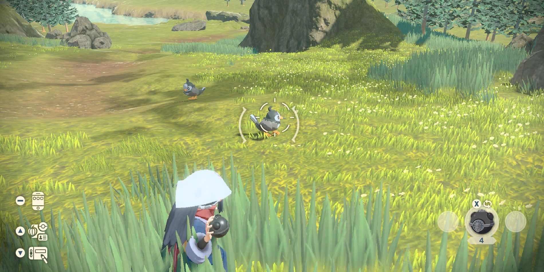 Atrapar Pokémon en Arceus es más complicado que nunca y eso es genial