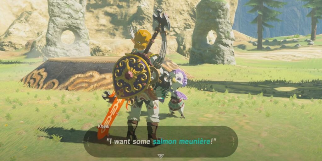 BOTW: Cómo completar Voo Lota Shrine Quest (y Receta Salmon Meuniere)