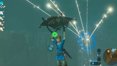 BOTW Player celebra el año nuevo con fuegos artificiales usando las escalas de Farosh
