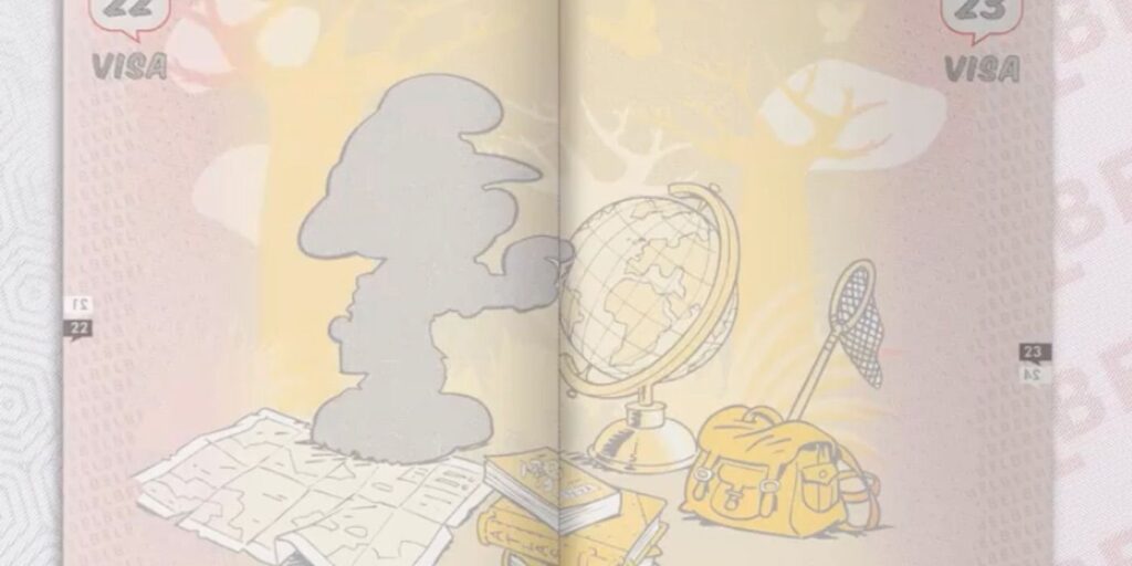 Bélgica añade a sus pasaportes a Tintín, los Pitufos y otros héroes cómicos