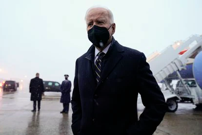 Joe Biden se dirige a la prensa este viernes desde la base aérea Andrews, en Maryland (Estados Unidos).