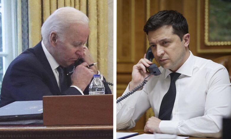 Biden conversará con el presidente de Ucrania para expresarle su apoyo ante las tensiones con Rusia