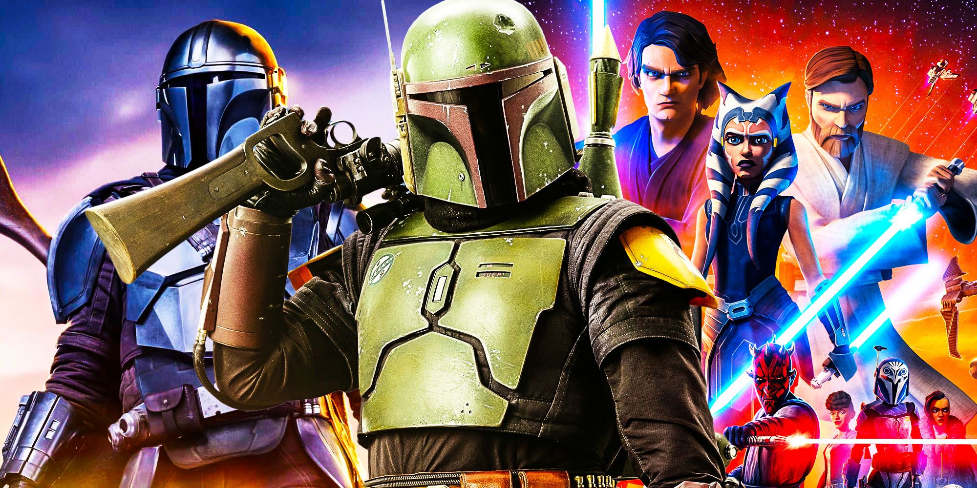 Book of Boba Fett Rotten Tomatoes comparado con los promedios de los programas de televisión de Star Wars