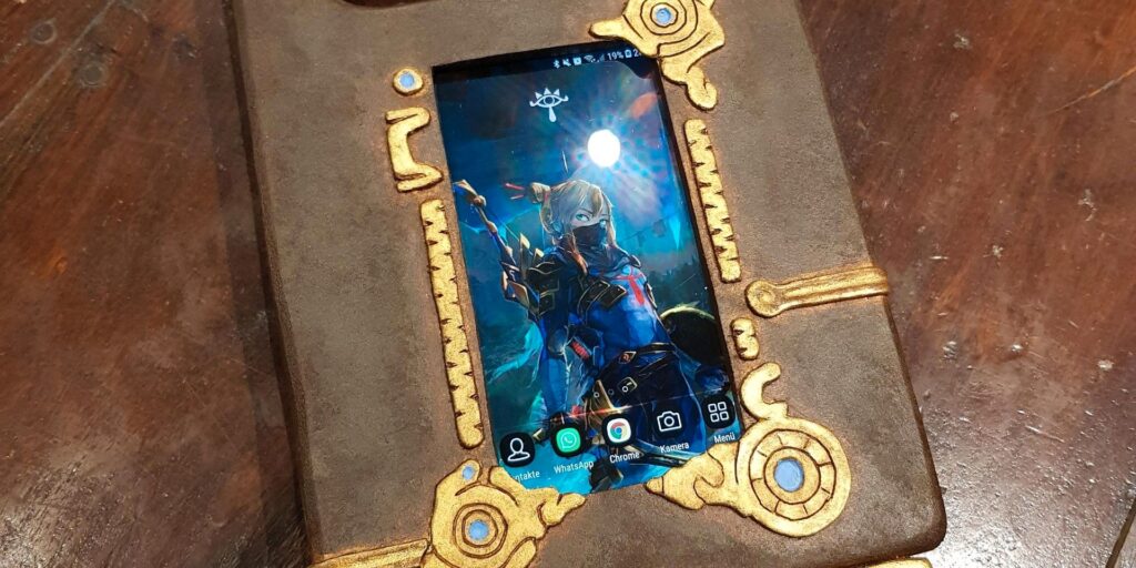 Breath of the Wild Sheikah Slate hecho en la vida real con un teléfono inteligente