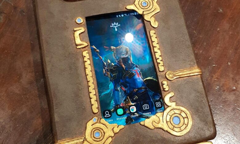 Breath of the Wild Sheikah Slate hecho en la vida real con un teléfono inteligente