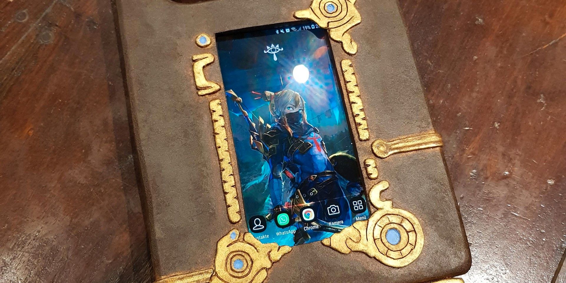 Breath of the Wild Sheikah Slate hecho en la vida real con un teléfono inteligente