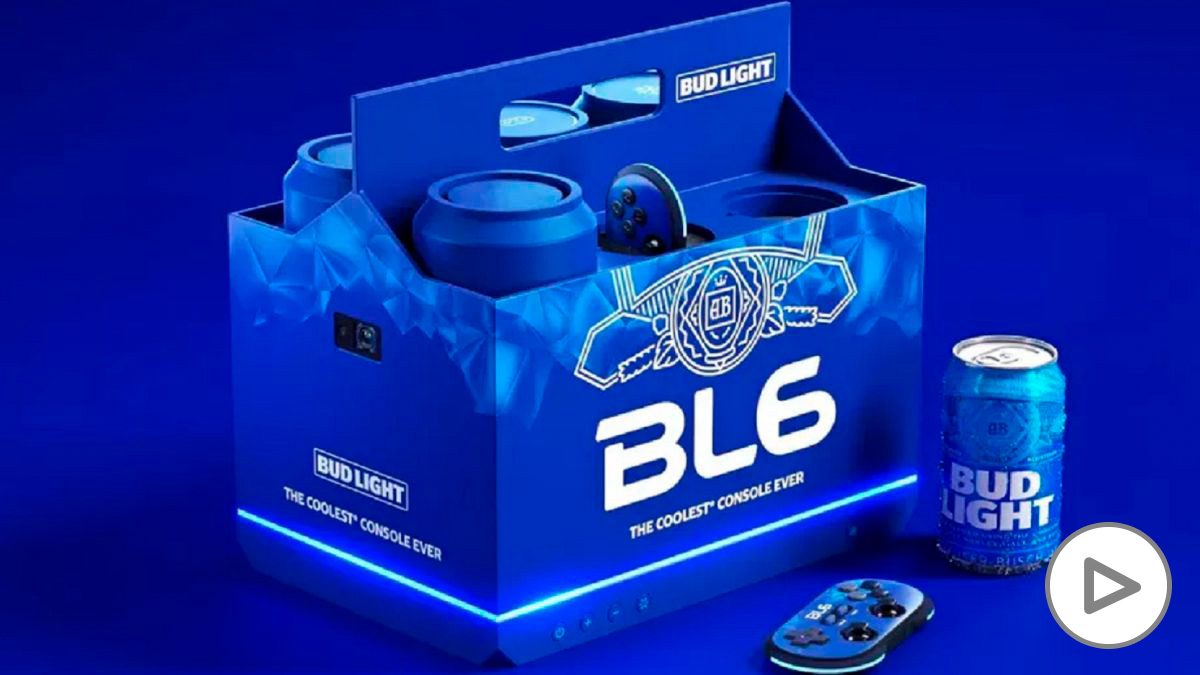 Bud Light diseña la primera videoconsola que enfría cerveza mientras juegas