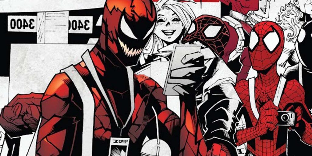 Carnage graciosamente disfrazado como él mismo y nadie se dio cuenta