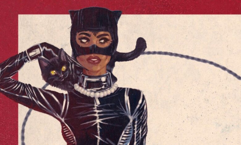 Catwoman se convierte en el personaje principal en el póster de The Batman Fan