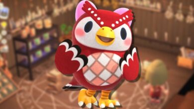 Celeste de Animal Crossing se asusta cuando la colocan frente a un caldero