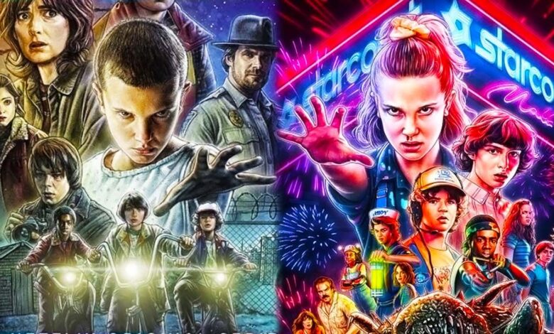Cómo cambió el alcance de Stranger Things de la temporada 1 a la 4