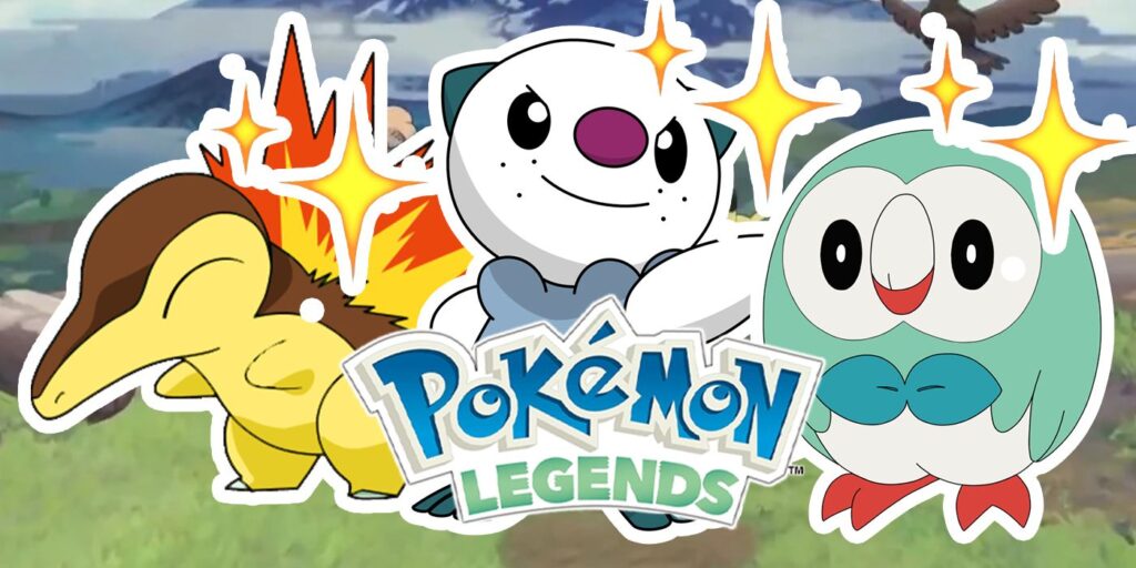 Cómo obtener un iniciador brillante en Pokémon Legends: Arceus