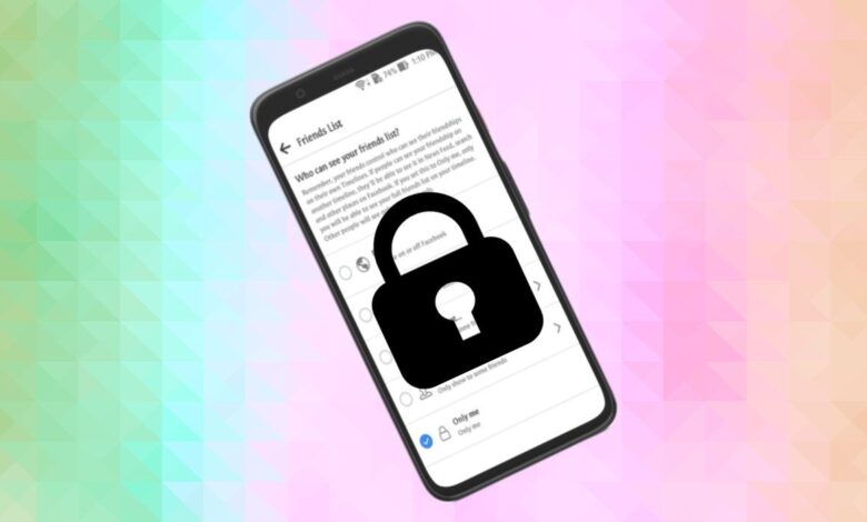 Cómo ocultar su lista de amigos de Facebook para mejorar la privacidad