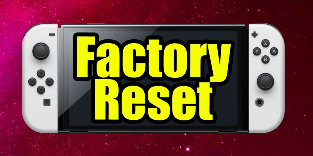 Cómo restablecer de fábrica un interruptor de Nintendo