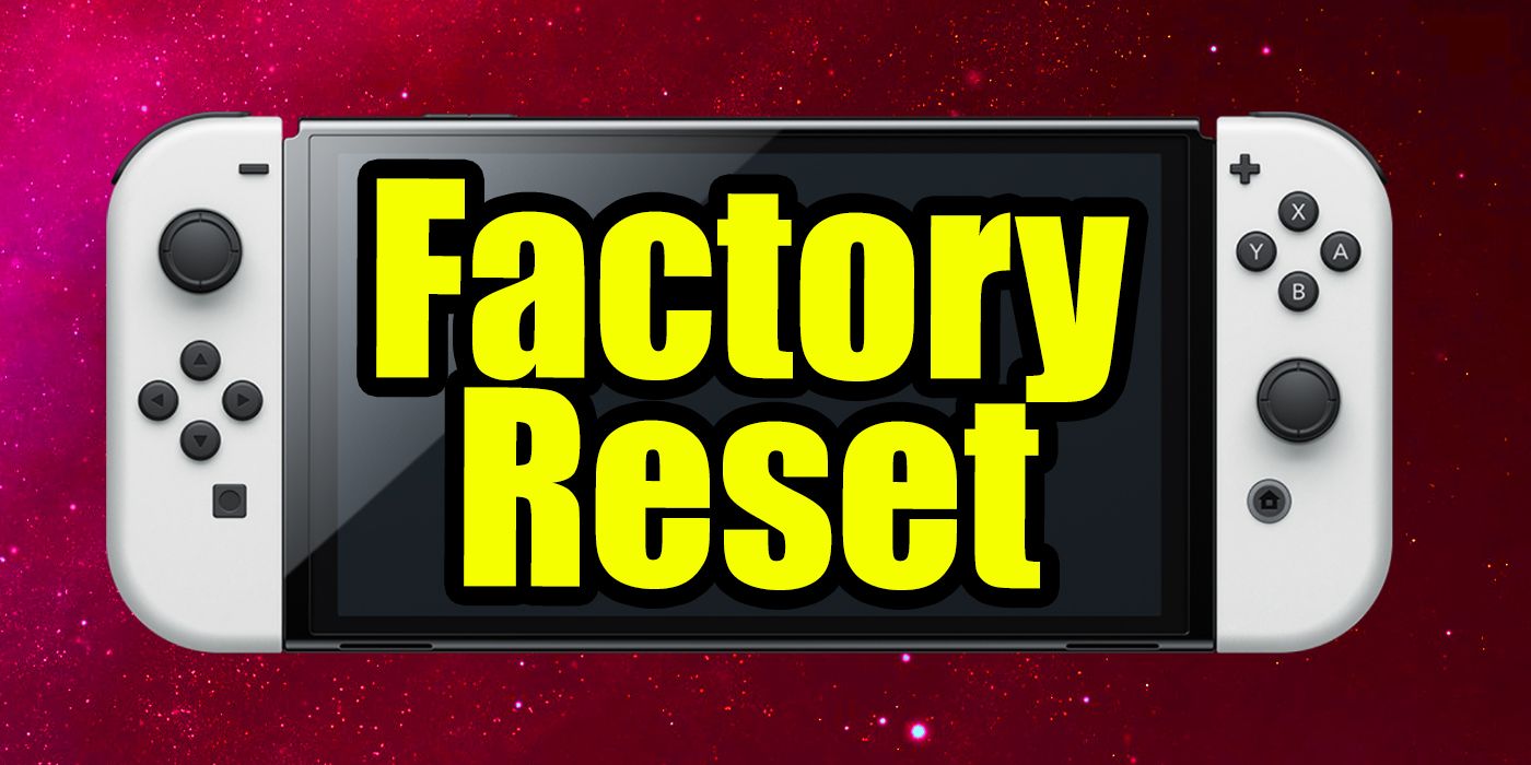 Cómo restablecer de fábrica un interruptor de Nintendo