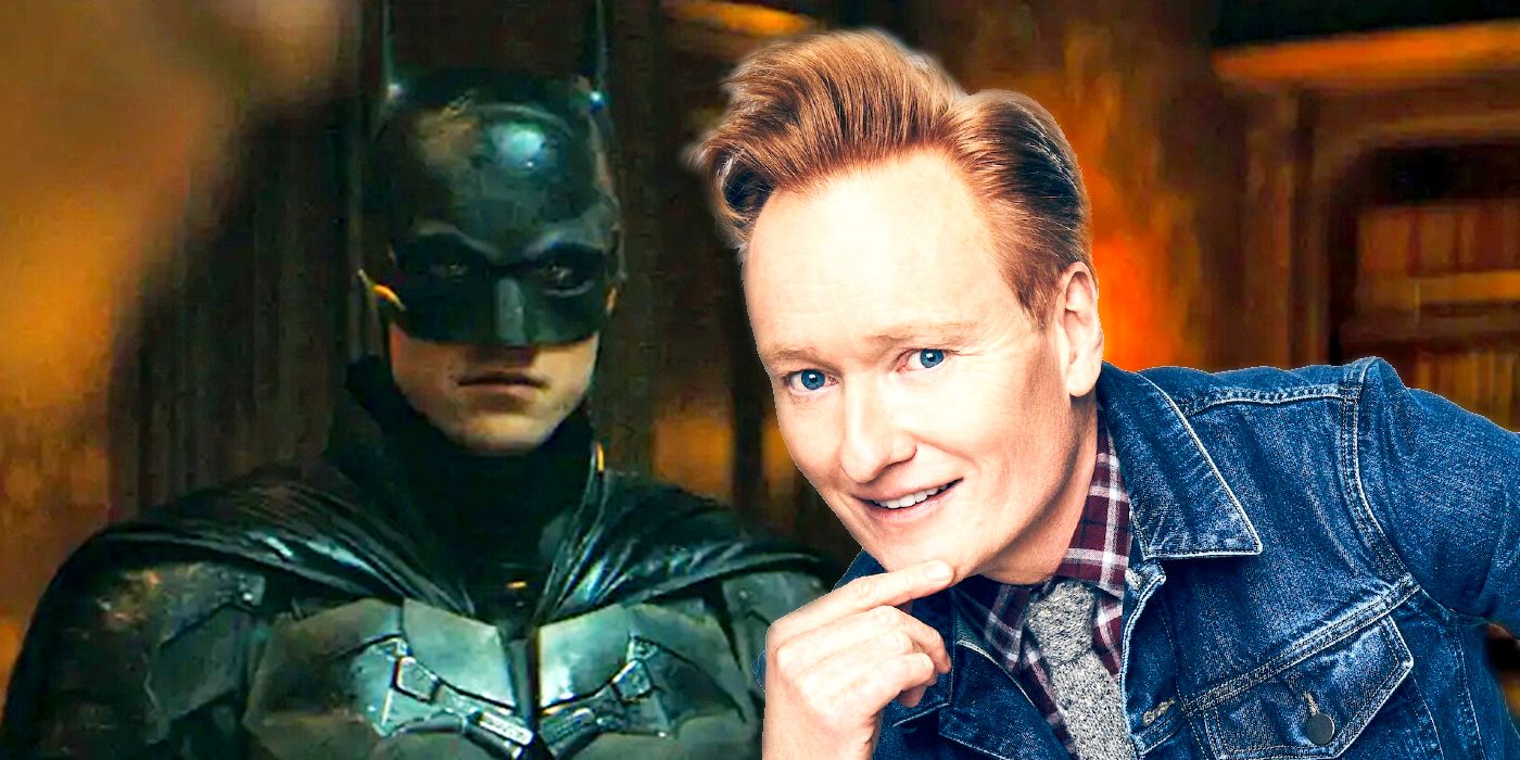 Conan O'Brien bromea sobre la clasificación PG-13 de The Batman Movie – La  Neta Neta