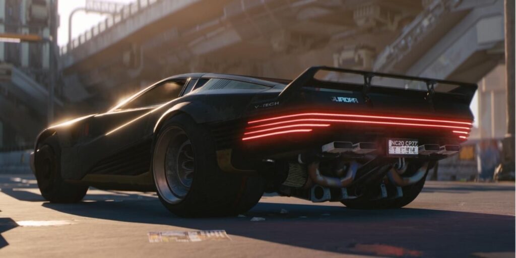 Cyberpunk 2077 Mod agrega personalización de automóviles que se eliminó del juego