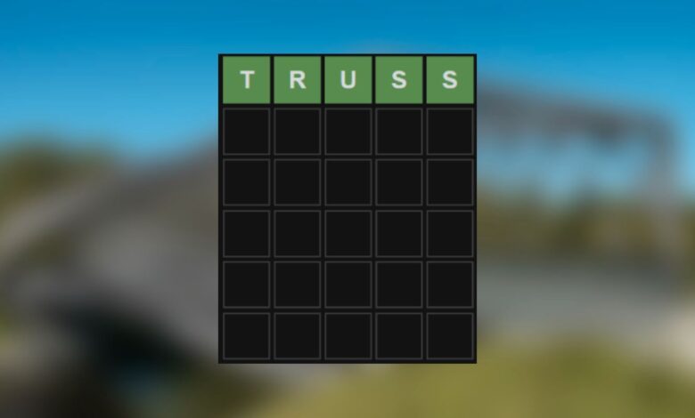 Definición de truss: Wordle 198 Word explicado