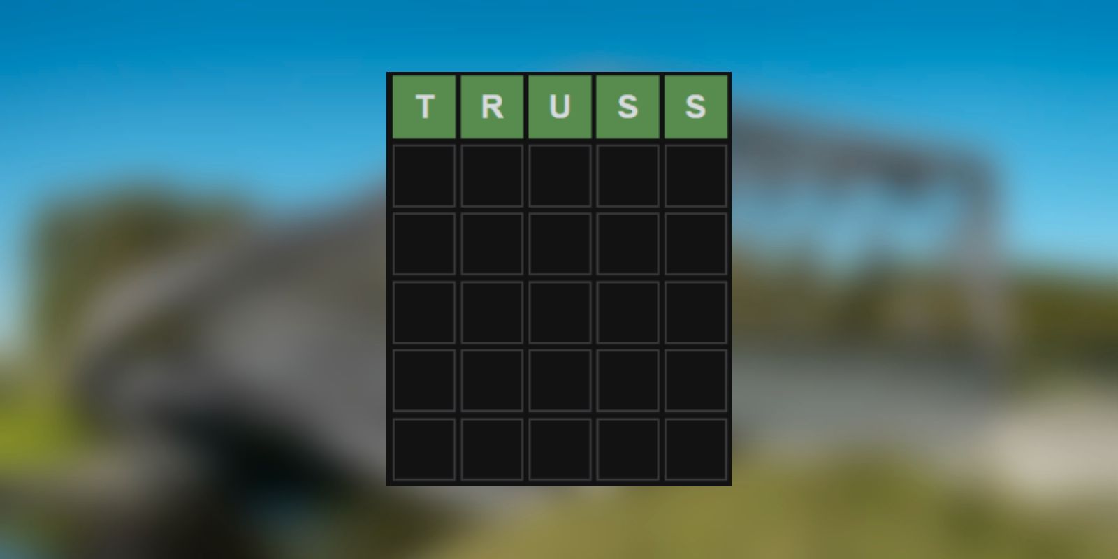 Definición de truss: Wordle 198 Word explicado