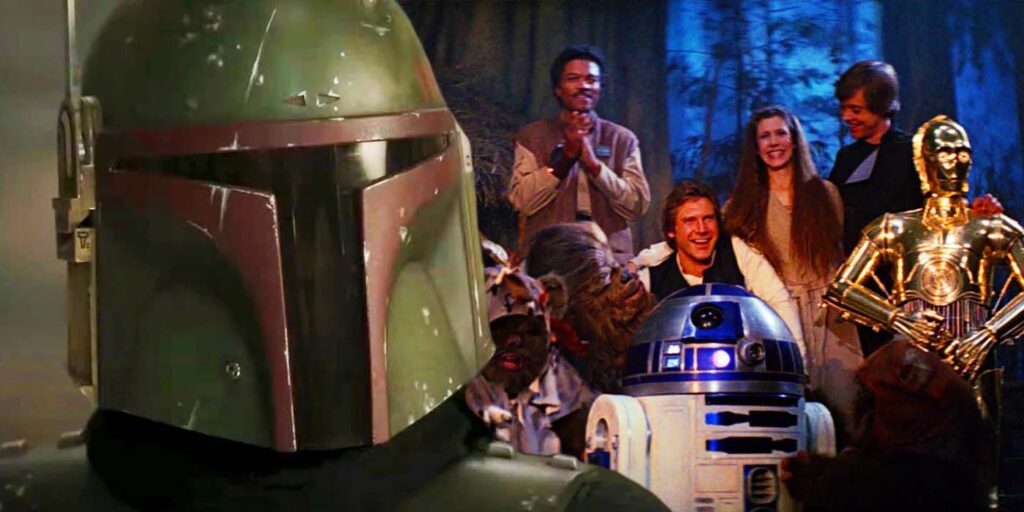 Dónde están los personajes de la trilogía original de Star Wars durante el libro de Boba Fett