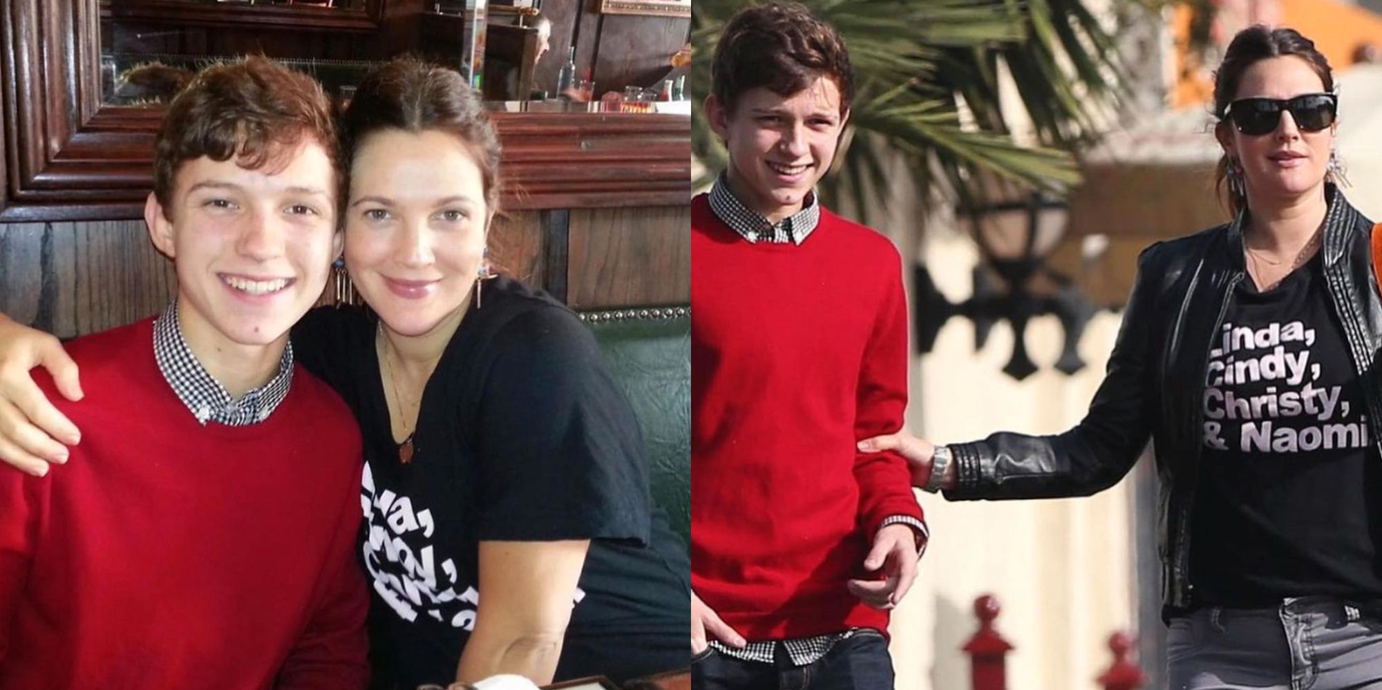 Drew Barrymore comparte una dulce historia y una foto de su encuentro con Tom Holland en 2011