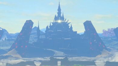 El BOTW Hyrule Castle de ACNH Fan incluye malicia animada y resplandeciente real