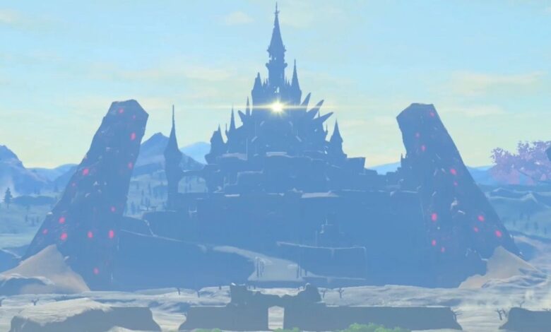 El BOTW Hyrule Castle de ACNH Fan incluye malicia animada y resplandeciente real