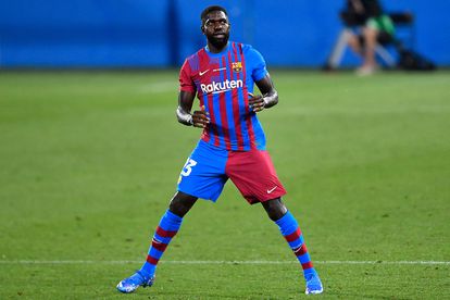 Umtiti, en el Trofeo Joan Gamper.
