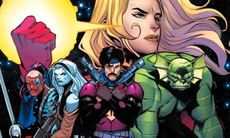 El Capitán Marvel se asocia con el padre pirata espacial de Cyclops