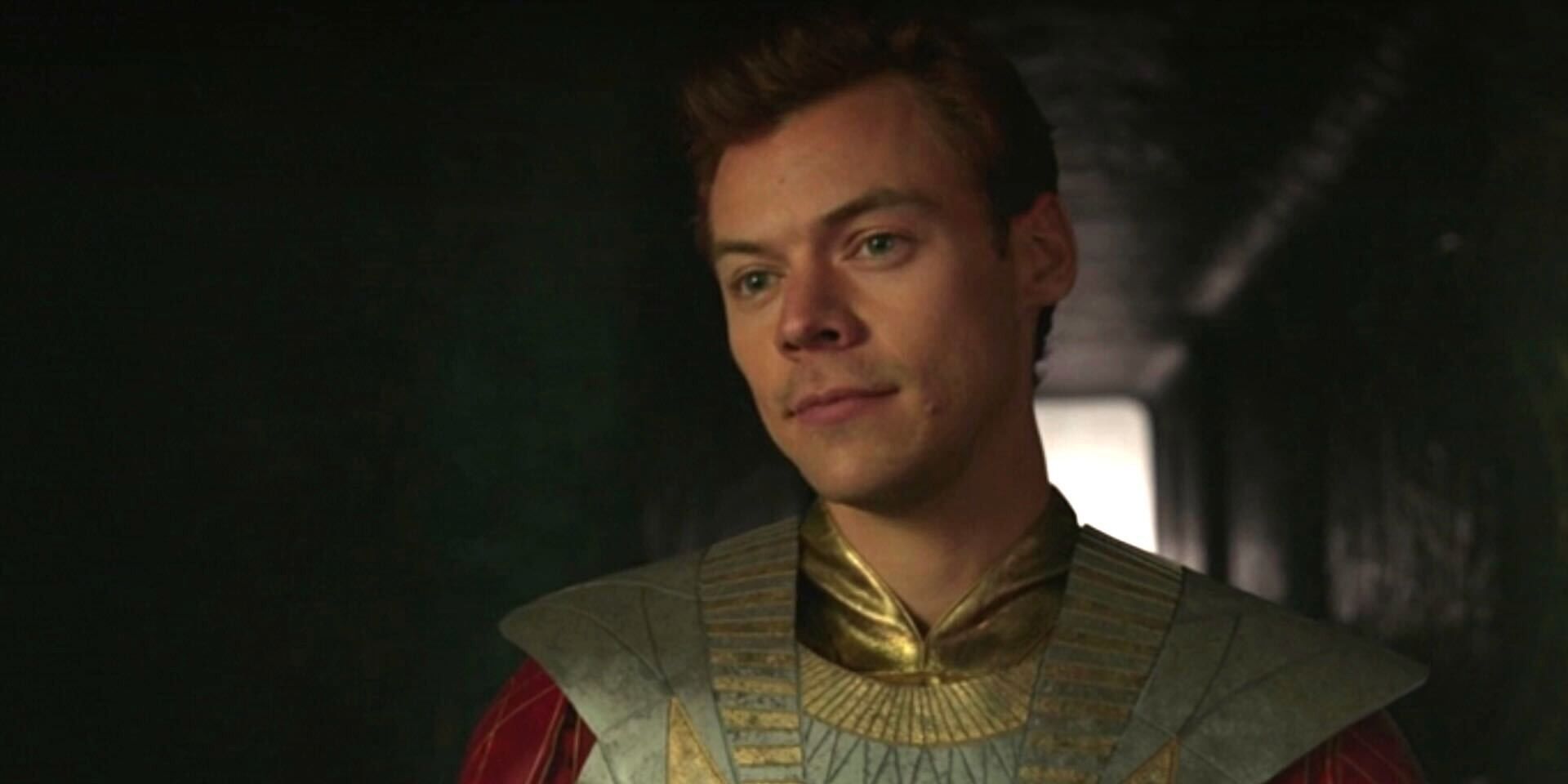 El actor Sprite de Eternals detalla el final alternativo de Harry Styles Eros