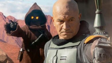 El casco de Boba Fett crea una intriga de la trama jawa