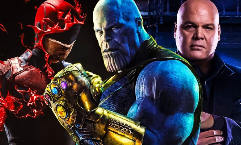 El chasquido de Thanos puede explicar el Daredevil y Kingpin Retcon de MCU