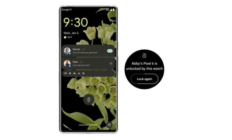 El desbloqueo de teléfonos Android con relojes Wear OS finalmente está sucediendo