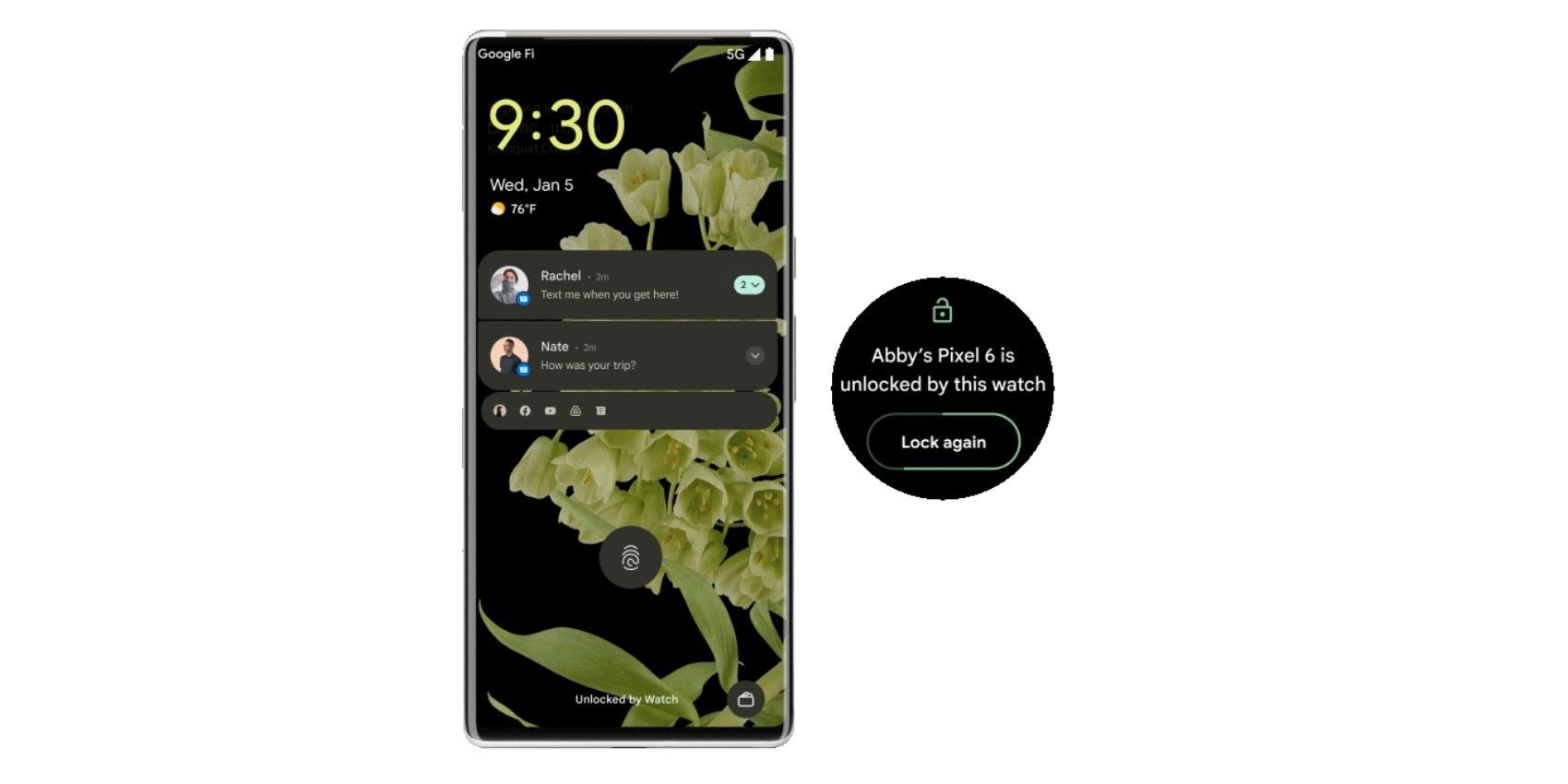 El desbloqueo de teléfonos Android con relojes Wear OS finalmente está sucediendo