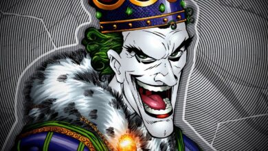 El disfraz de 'Emperador' del Joker es el único que respeta su tema