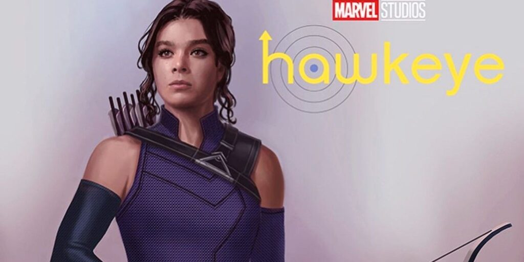 El disfraz de Kate Bishop fue más preciso en los cómics en el arte conceptual de Hawkeye