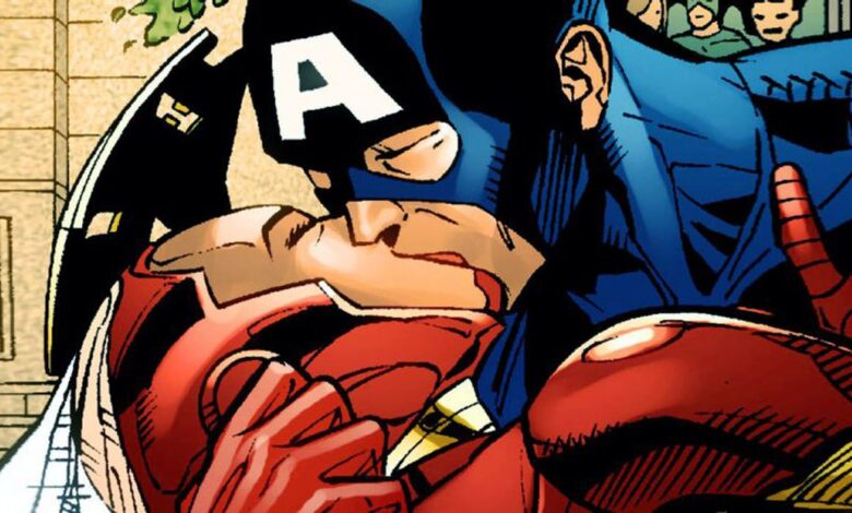 El final alternativo de la Guerra Civil de los Cuatro Fantásticos fue un romance entre Stark y Rogers