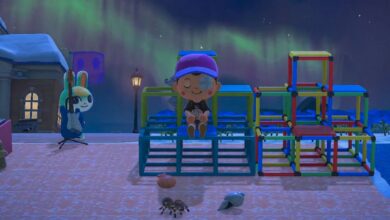 El gimnasio del patio de juegos de Animal Crossing mantiene al jugador a salvo de la tarántula