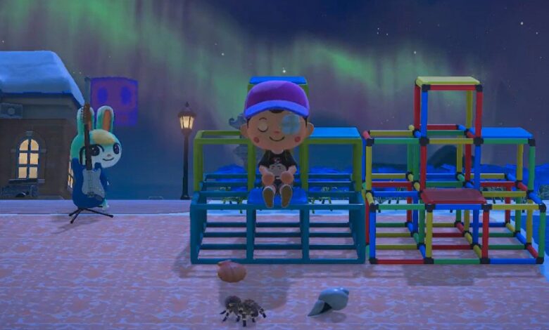 El gimnasio del patio de juegos de Animal Crossing mantiene al jugador a salvo de la tarántula