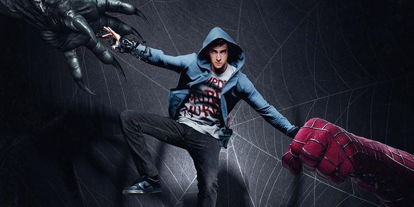 El increíble póster de un fan de Spider-Man 3 recrea una icónica escena de dibujos animados