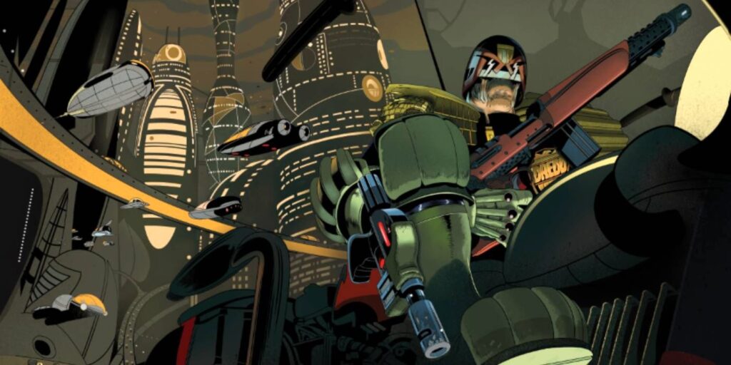El juez Dredd acaba de dar a los fanáticos de 2000 AD su nuevo fondo de teléfono