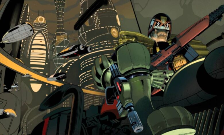El juez Dredd acaba de dar a los fanáticos de 2000 AD su nuevo fondo de teléfono