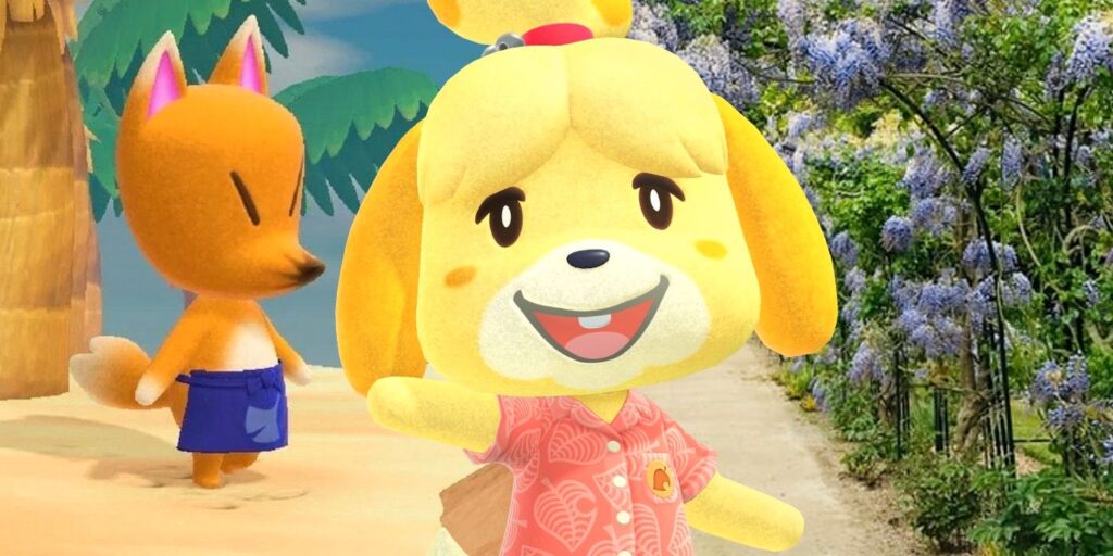 El jugador de Animal Crossing crea un camino de jardín secreto para Jolly Redd