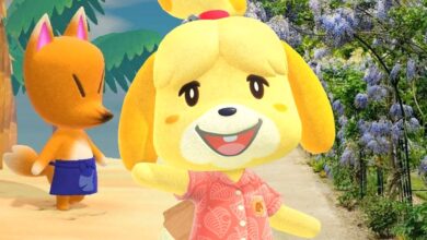 El jugador de Animal Crossing crea un camino de jardín secreto para Jolly Redd